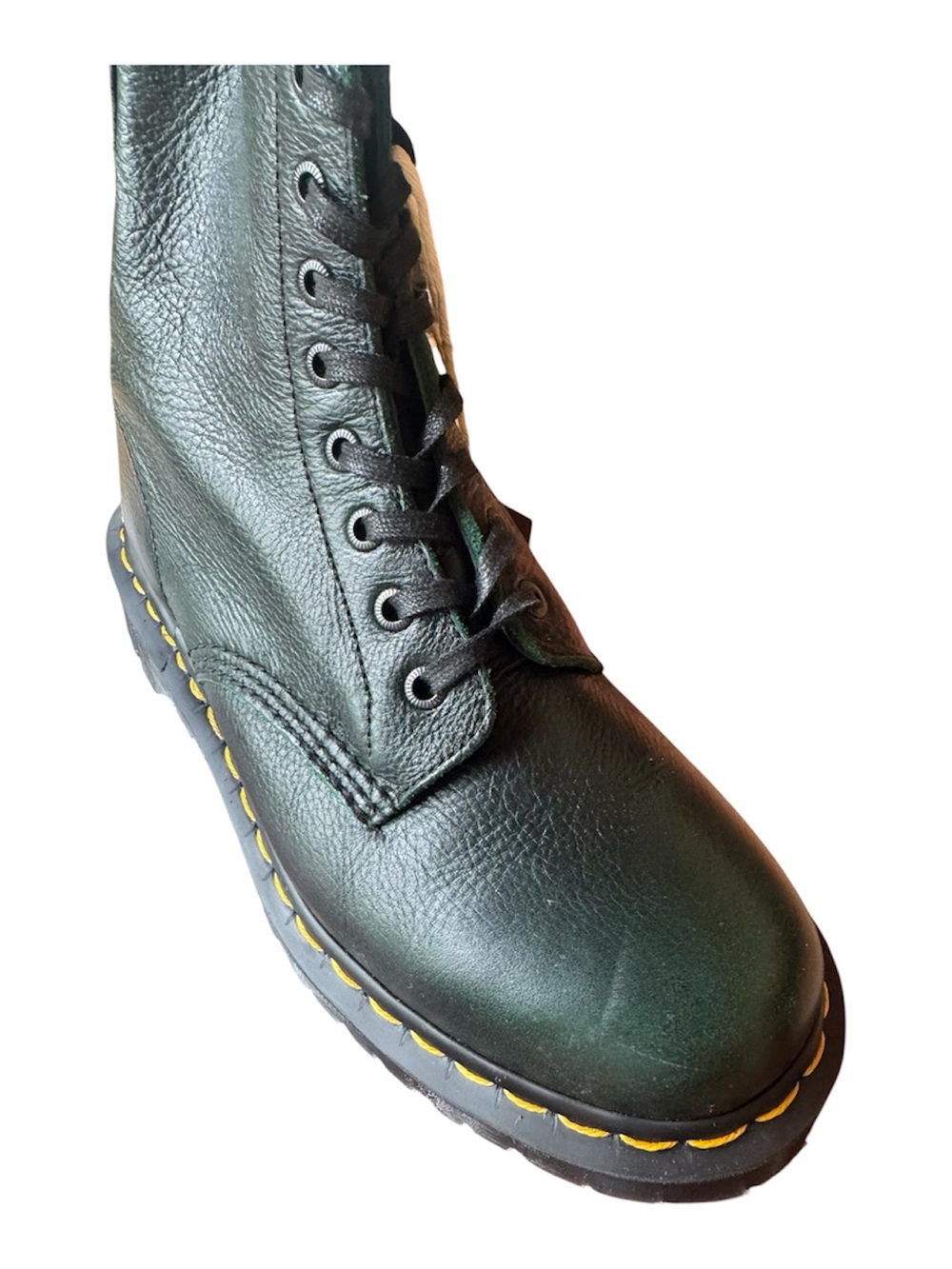Rare Dr. Martens deep green 1460 Pascal Made in England Buckingham size 7 US - Picture 9 of 9